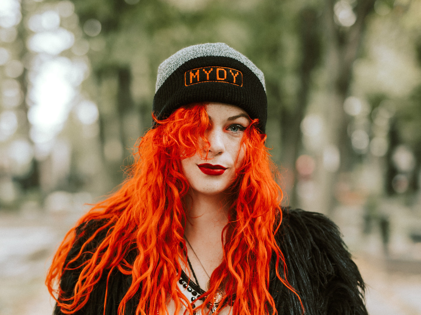 Unisex Beanie NUMBERS Gray